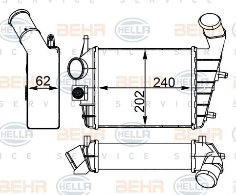 HELLA 8ML 376 746-544 - Intercooler, hladnjak www.molydon.hr