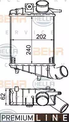 HELLA 8ML 376 746-541 - Intercooler, hladnjak www.molydon.hr