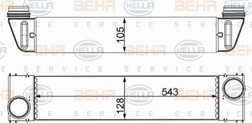 HELLA 8ML 376 746-504 - Intercooler, hladnjak www.molydon.hr