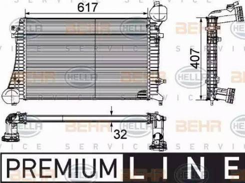 HELLA 8ML 376 746-071 - Intercooler, hladnjak www.molydon.hr