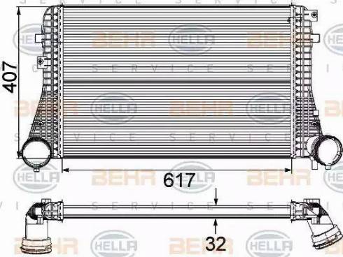 HELLA 8ML 376 746-111 - Intercooler, hladnjak www.molydon.hr