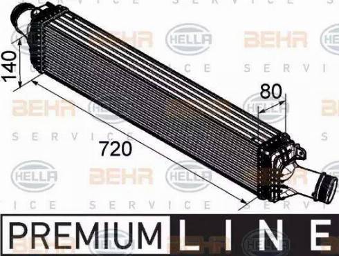 HELLA 8ML 376 746-181 - Intercooler, hladnjak www.molydon.hr