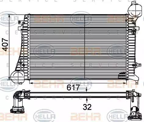 HELLA 8ML 376 746-131 - Intercooler, hladnjak www.molydon.hr