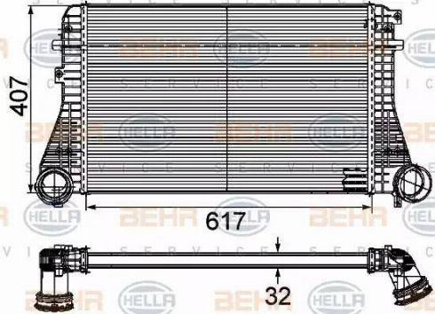 HELLA 8ML 376 746-201 - Intercooler, hladnjak www.molydon.hr