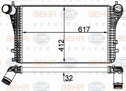 HELLA 8ML 376 746-724 - Intercooler, hladnjak www.molydon.hr