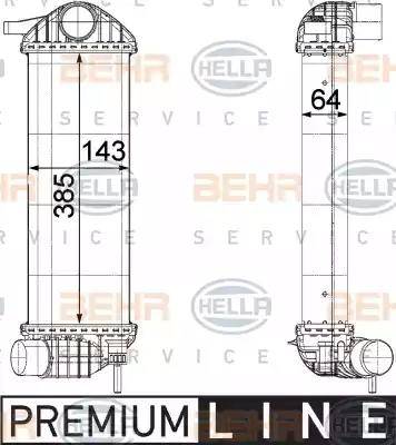 HELLA 8ML 376 755-541 - Intercooler, hladnjak www.molydon.hr