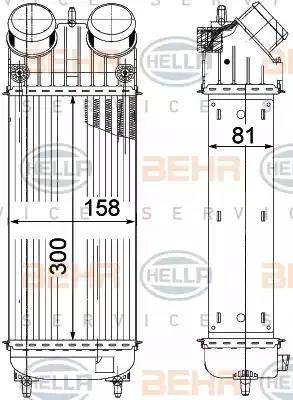 HELLA 8ML 376 756-741 - Intercooler, hladnjak www.molydon.hr