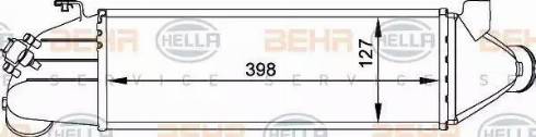 HELLA 8ML 376 765-021 - Intercooler, hladnjak www.molydon.hr