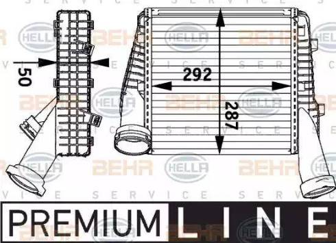 HELLA 8ML 376 729-561 - Intercooler, hladnjak www.molydon.hr