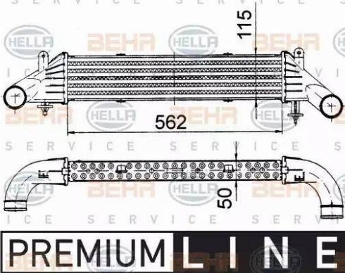 HELLA 8ML 376 724-161 - Intercooler, hladnjak www.molydon.hr