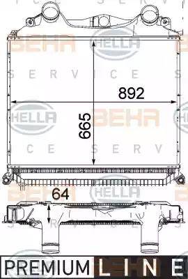 HELLA 8ML 376 724-361 - Intercooler, hladnjak www.molydon.hr