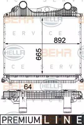 HELLA 8ML 376 724-381 - Intercooler, hladnjak www.molydon.hr