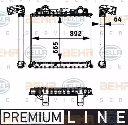 HELLA 8ML 376 724-321 - Intercooler, hladnjak www.molydon.hr