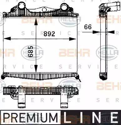 HELLA 8ML 376 724-211 - Intercooler, hladnjak www.molydon.hr