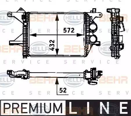 HELLA 8ML 376 723-781 - Intercooler, hladnjak www.molydon.hr