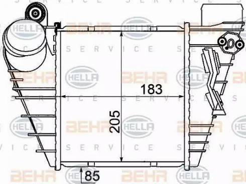 HELLA 8ML 376 776-051 - Intercooler, hladnjak www.molydon.hr