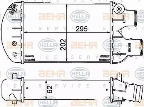 HELLA 8ML 376 776-271 - Intercooler, hladnjak www.molydon.hr