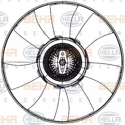 HELLA 8MV 376 907-081 - Ventilator, hladjenje motora www.molydon.hr