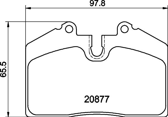 HELLA PAGID 8DB355046801 - Komplet Pločica, disk-kočnica www.molydon.hr