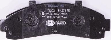 HELLA PAGID 8DB 355 009-941 - Komplet Pločica, disk-kočnica www.molydon.hr