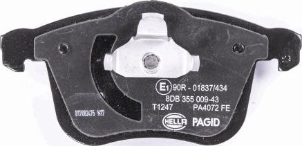 HELLA PAGID 8DB 355 009-431 - Komplet Pločica, disk-kočnica www.molydon.hr