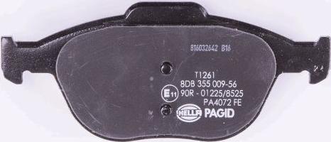 HELLA PAGID 8DB 355 009-561 - Komplet Pločica, disk-kočnica www.molydon.hr