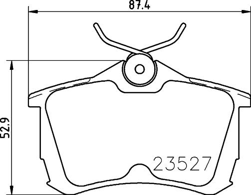 HELLA PAGID 8DB 355 009-511 - Komplet Pločica, disk-kočnica www.molydon.hr