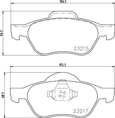 HELLA PAGID 8DB 355 009-091 - Komplet Pločica, disk-kočnica www.molydon.hr