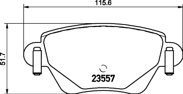 HELLA PAGID 8DB 355 029-611 - Komplet Pločica, disk-kočnica www.molydon.hr