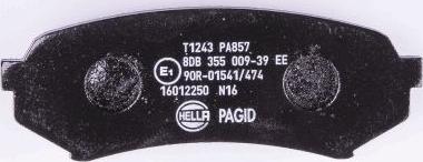 HELLA PAGID 8DB 355 009-391 - Komplet Pločica, disk-kočnica www.molydon.hr