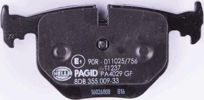 HELLA PAGID 8DB 355 009-331 - Komplet Pločica, disk-kočnica www.molydon.hr