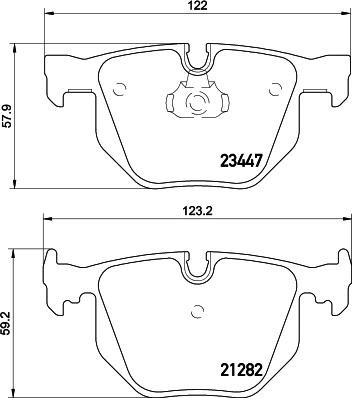 HELLA PAGID 8DB 355 009-331 - Komplet Pločica, disk-kočnica www.molydon.hr