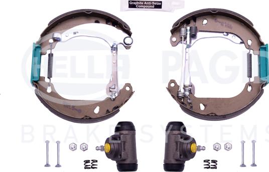 HELLA PAGID 8DB 355 004-511 - Komplet kočnica, bubanj kočnice www.molydon.hr