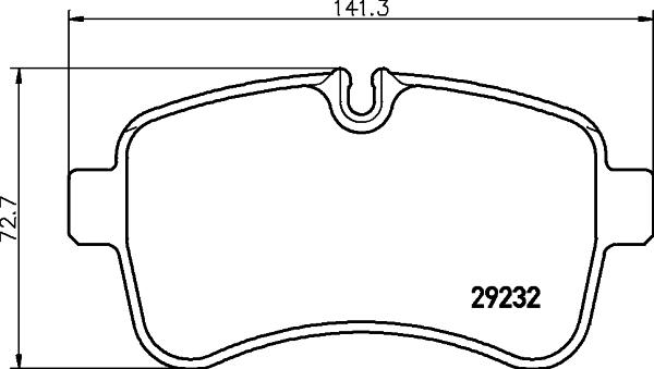 HELLA PAGID 8DB 355 005-551 - Komplet Pločica, disk-kočnica www.molydon.hr