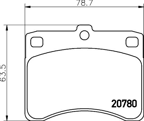 HELLA PAGID 8DB 355 005-671 - Komplet Pločica, disk-kočnica www.molydon.hr