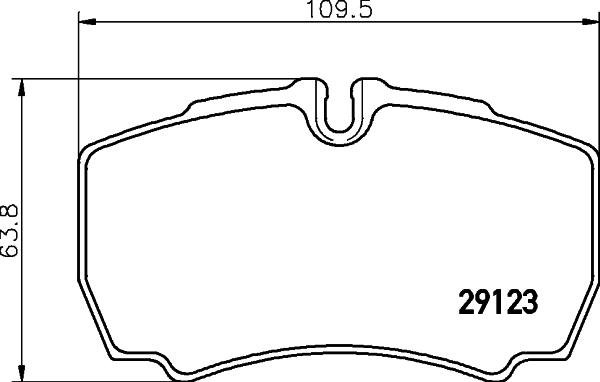 HELLA PAGID 8DB 355 005-421 - Komplet Pločica, disk-kočnica www.molydon.hr