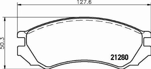 HELLA PAGID 8DB 355 006-441 - Komplet Pločica, disk-kočnica www.molydon.hr