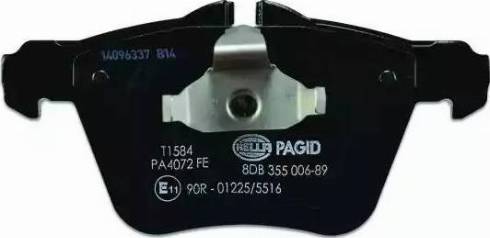 HELLA PAGID 8DB 355 006-891 - Komplet Pločica, disk-kočnica www.molydon.hr