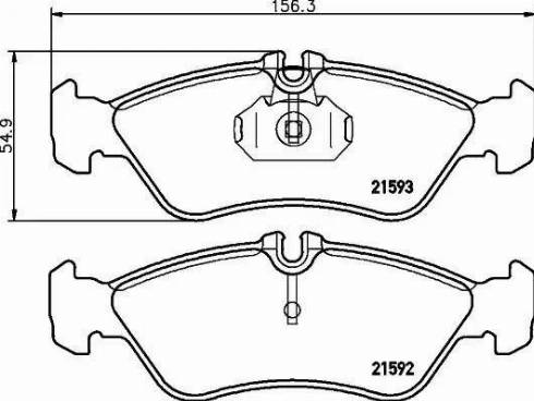 HELLA PAGID 8DB 355 008-161 - Komplet Pločica, disk-kočnica www.molydon.hr