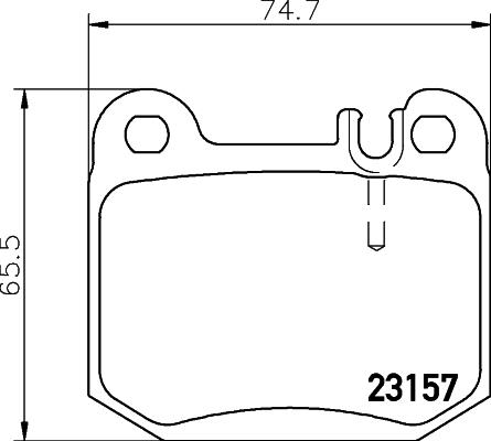 HELLA PAGID 8DB 355 008-831 - Komplet Pločica, disk-kočnica www.molydon.hr