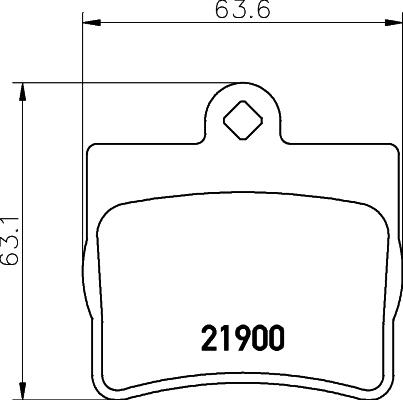 HELLA PAGID 8DB 355 008-311 - Komplet Pločica, disk-kočnica www.molydon.hr