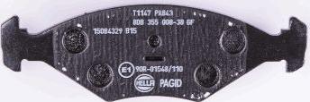 HELLA PAGID 8DB 355 008-381 - Komplet Pločica, disk-kočnica www.molydon.hr