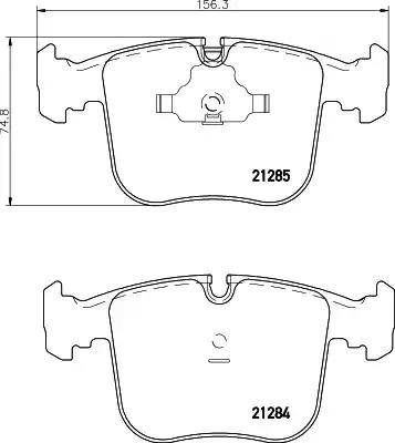 HELLA PAGID 8DB 355 008-251 - Komplet Pločica, disk-kočnica www.molydon.hr