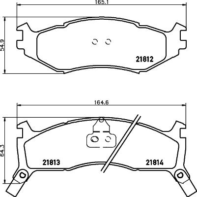 HELLA PAGID 8DB 355 008-221 - Komplet Pločica, disk-kočnica www.molydon.hr