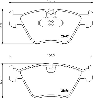 HELLA PAGID 8DB 355 007-961 - Komplet Pločica, disk-kočnica www.molydon.hr