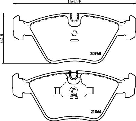 HELLA PAGID 8DB 355 007-411 - Komplet Pločica, disk-kočnica www.molydon.hr