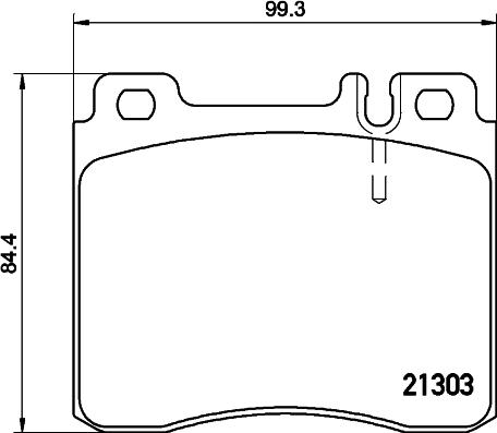 HELLA PAGID 8DB 355 007-551 - Komplet Pločica, disk-kočnica www.molydon.hr