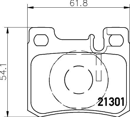 HELLA PAGID 8DB 355 007-671 - Komplet Pločica, disk-kočnica www.molydon.hr