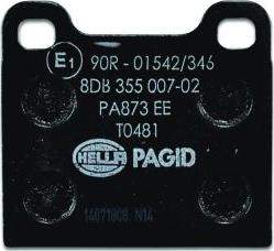 HELLA PAGID 8DB 355 007-021 - Komplet Pločica, disk-kočnica www.molydon.hr