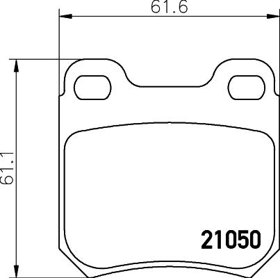 HELLA PAGID 8DB 355 007-381 - Komplet Pločica, disk-kočnica www.molydon.hr